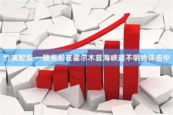竹演配资 一艘拖船在霍尔木兹海峡遭不明物体击中